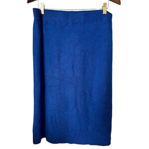 Banana Republic Royal Blue Sweater Pencil Skirt Size Large
